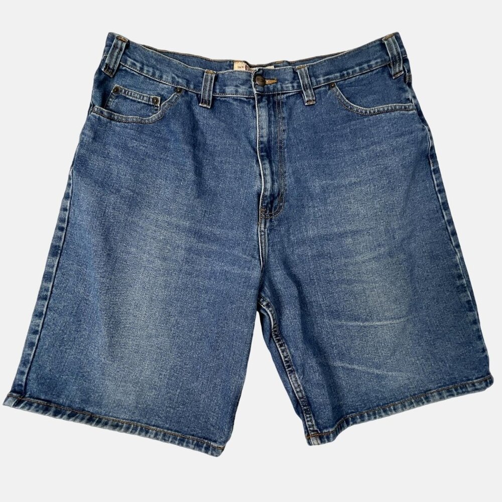 Vintage 90's Big Mac Jean Shorts Mens 38 Blue Workwear Denim Skater Cotton